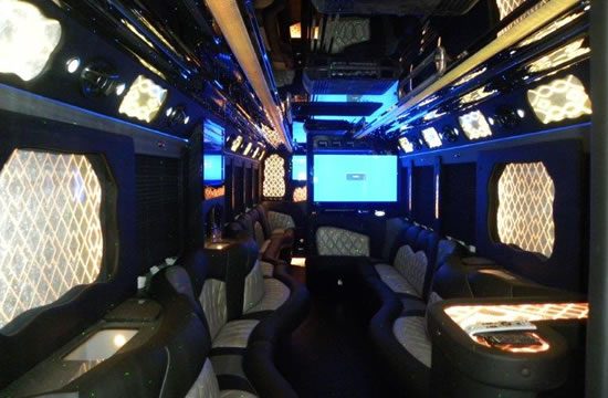 50 Passenger Luxury Bus Interior