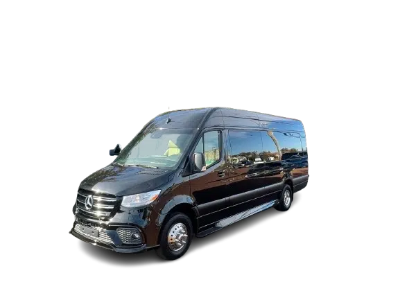 12 PASSENGER BLACK SPRINTER LIMOUSINE