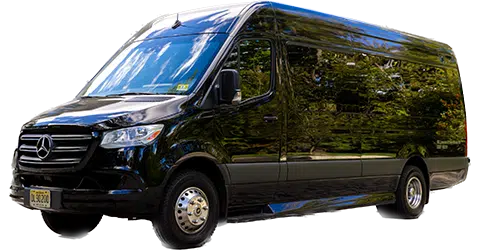 14 PASSENGER BLACK SPRINTER LIMOUSINE