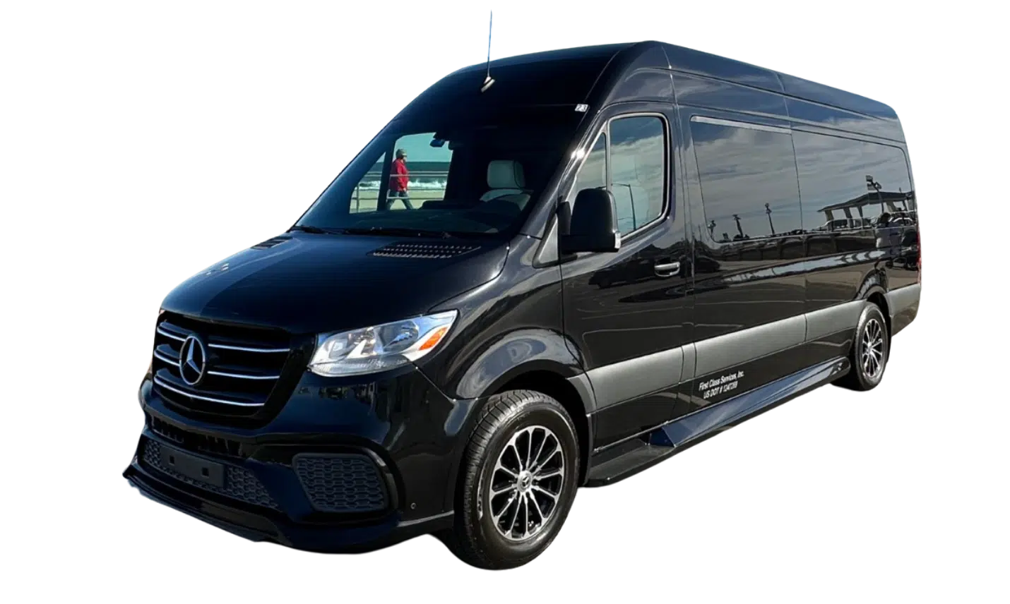 7 PASSENGER BLACK JET SPRINTER